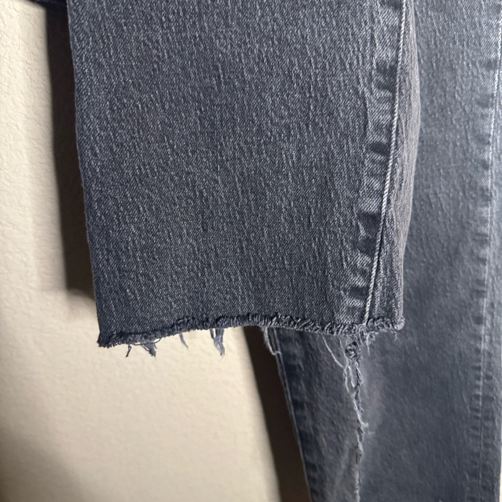 Madewell‎ Curvy Perfect Vintage Straight Jeans Size 28 in Black - Picture 6 of 8